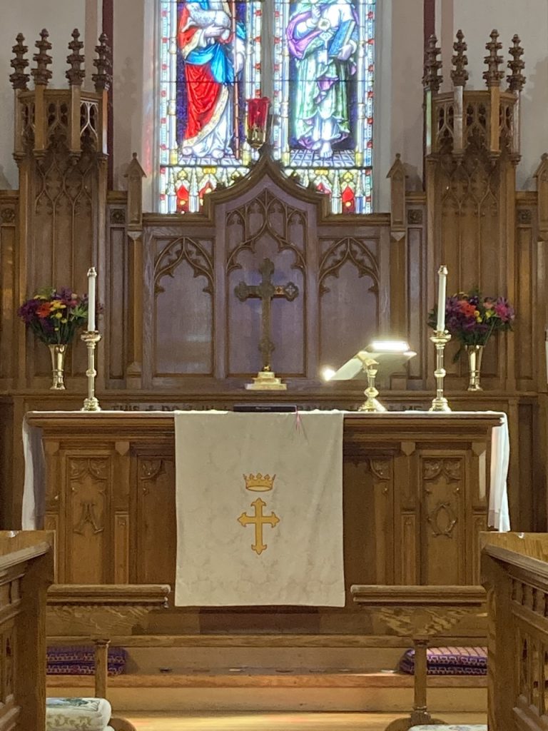 Altar and Reredos Grace Anglican Church in Milton Ontario