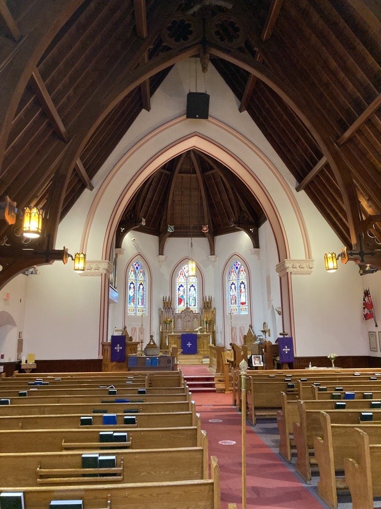 Church Interior Grace Anglican Church in Milton Ontario